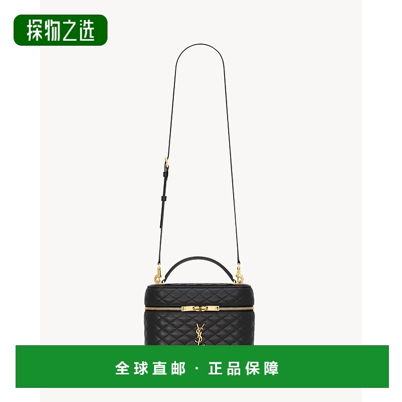 欧洲直邮YSL (2025新品) 大号 GABY 小羊皮手提包化妆包斜挎包