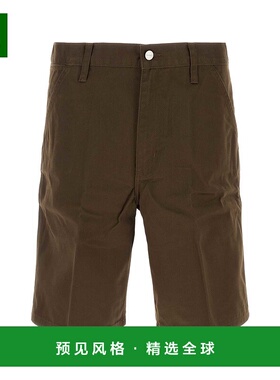 香港直邮CARHARTT WIP 男士 棕色斜纹布简约短裤 I0349122LS02