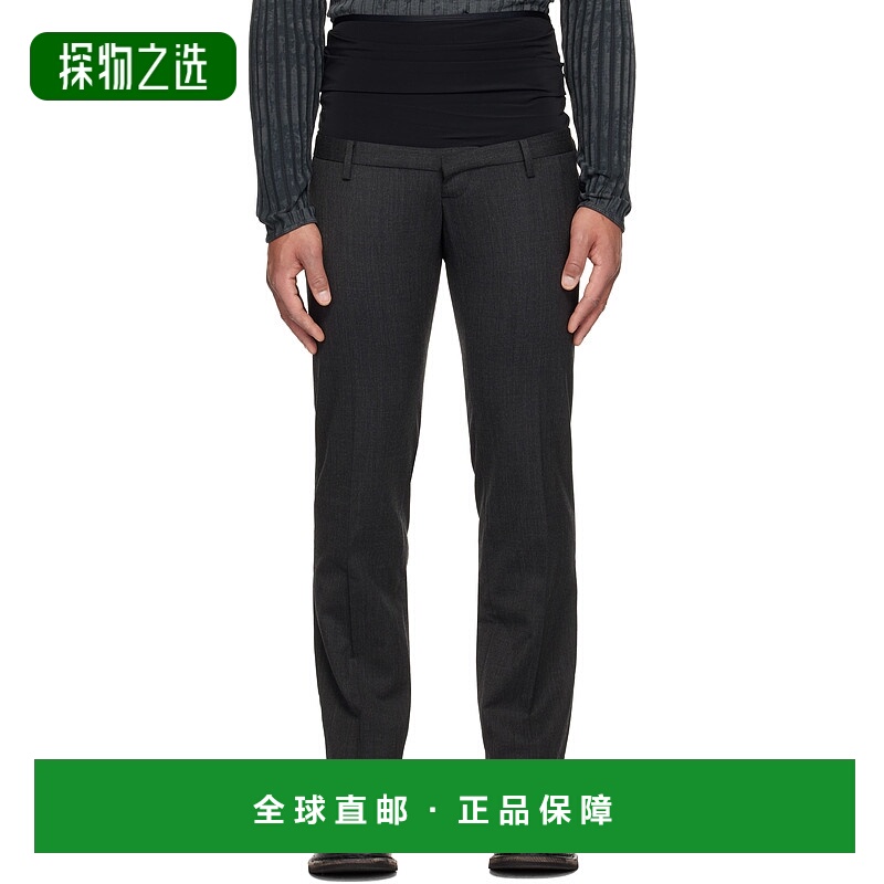 香港直邮Diesel 迪赛 男士 灰色 P-Aurel-1 长裤 A215340IHBH