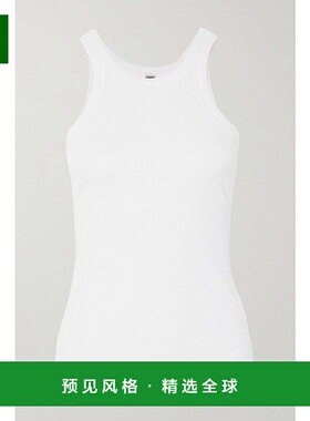 1h可退 香港直邮TOTÊME 女士 有机棉质平纹布坦克背心 211437772W