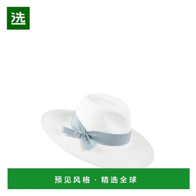 1h可退 香港直邮Helen Kaminski 女士 VITORIA 白色宽帽沿帽子 HA