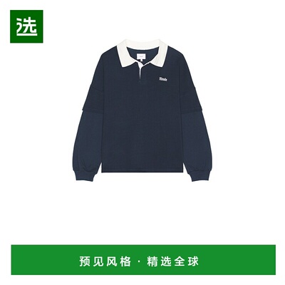 1h可退 香港直邮Rhude 男士 层叠感凸纹Polo衫 RHFW25PO03012