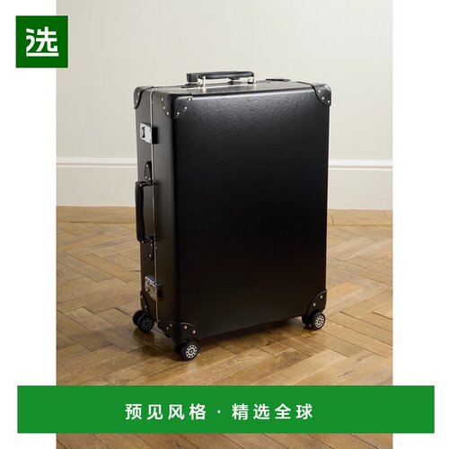1h可退 香港直邮globe trotter 男士 Metropolis 皮革饰边行李箱
