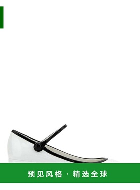 1h可退 香港直邮Miu Miu 缪缪 女士 白色皮质浅口鞋 5I435EFA0350