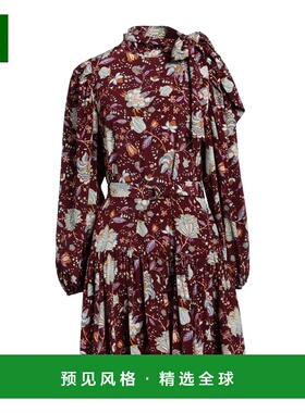 1h可退 香港直邮ULLA JOHNSON 女士 短款连衣裙 red红色 舒适时尚