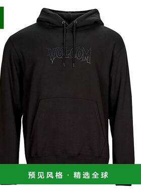 欧洲直邮Volcom 男士 FA MAX SHERMAN PO 黑色卫衣 帽衫