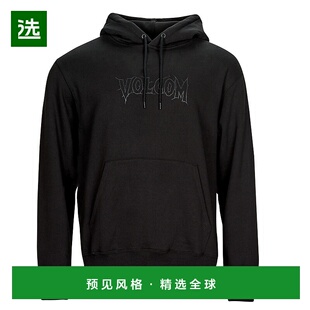 欧洲直邮Volcom 男士 FA MAX SHERMAN PO 黑色卫衣 帽衫