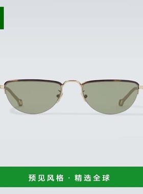 1h可退 香港直邮armani 阿玛尼 男士 鼻梁太阳眼镜 green绿色 舒