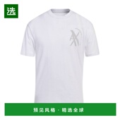 香港直邮Armani white白色 Exchange 1h可退 男士 T恤 舒适时尚