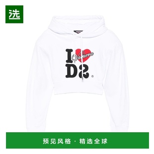 徽标棉质连帽衫 女士 S72GU0501S25516 二次方 香港直邮Dsquared2