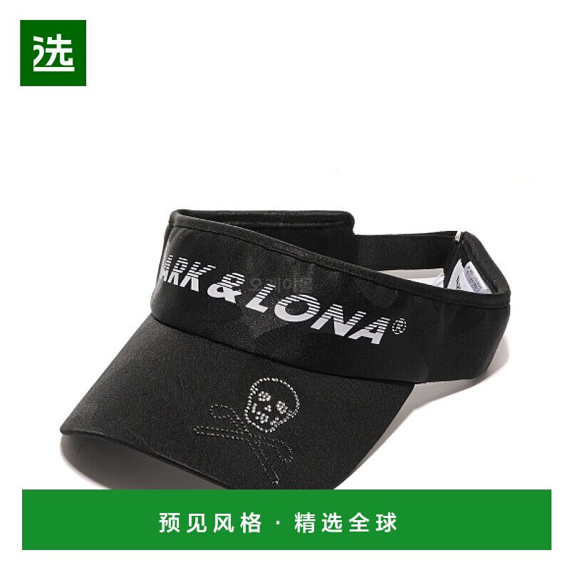 韩国直邮Mark&Lona天蓝色帽子男女款黑色边带微标遮阳帽露头80g