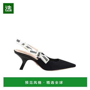香港直邮Dior DIO6Y3HY 黑色尖头徽标高跟鞋