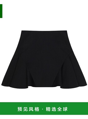 香港直邮Givenchy 羊毛荷叶边迷你裙 BW40Z715CT半身裙裙子a字裙