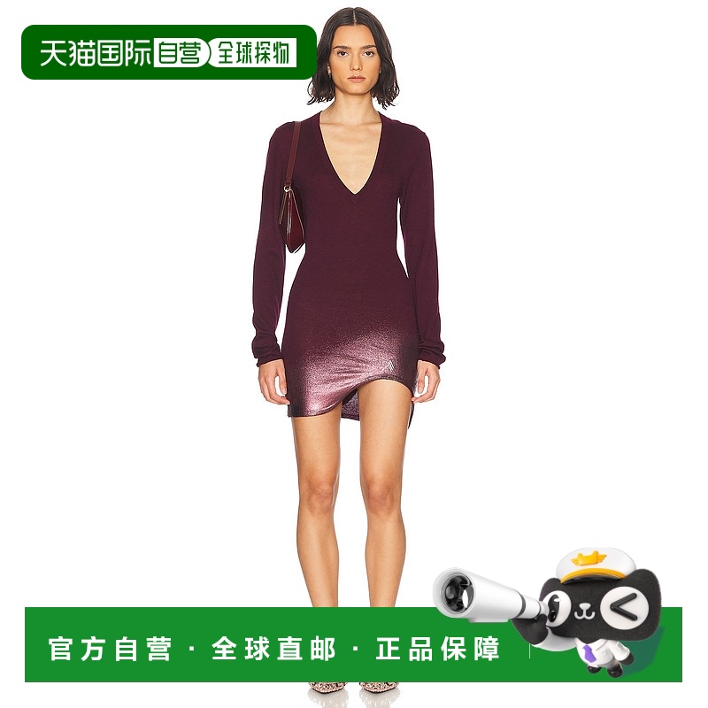 1h可退 香港直邮The Attico 女士 长袖迷你连衣裙 250WCA00400KWS