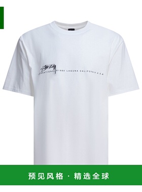 香港直邮STUSSY 男士T恤 19050801201WHITE CO 白色