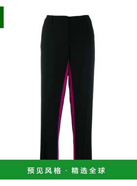 香港直邮N21 女士休闲裤 9506074 AW2023 黑色 内置条纹休闲裤
