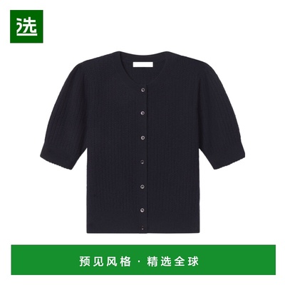 香港直邮FRAME 女士针织衫 WP26KSW060NAVY CO 黑色 短袖毛衣