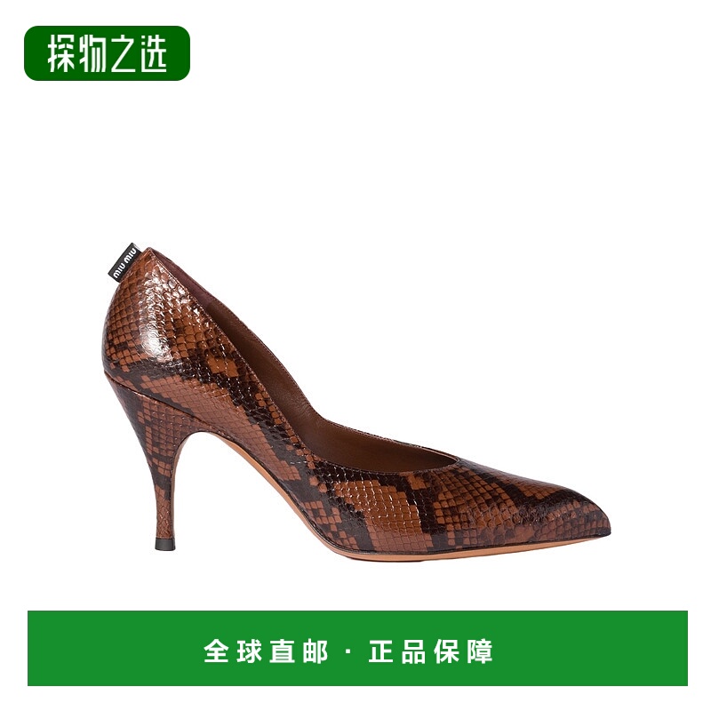 香港直邮Miu Miu 尖头高跟鞋 5I546E3B3KFA085