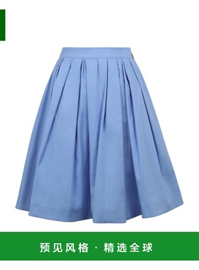 1h可退 香港直邮Msgm 女士 宽下摆女裙 31MDD1225712684 blue蓝色