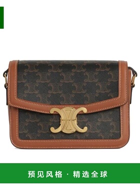 香港直邮Celine 凯旋门老花徽标单肩包 Triomphe凯旋门 188882BZ4
