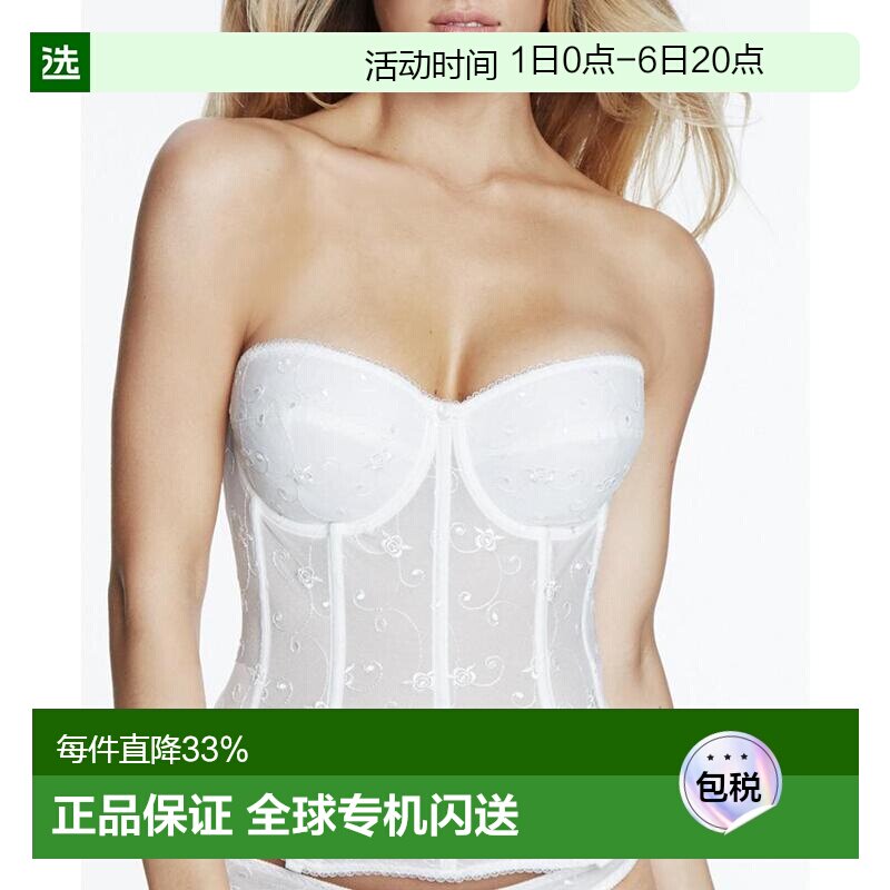 1h可退 【美国直邮】Dominique|Rosemarie 刺绣蕾丝紧身胸衣内衣