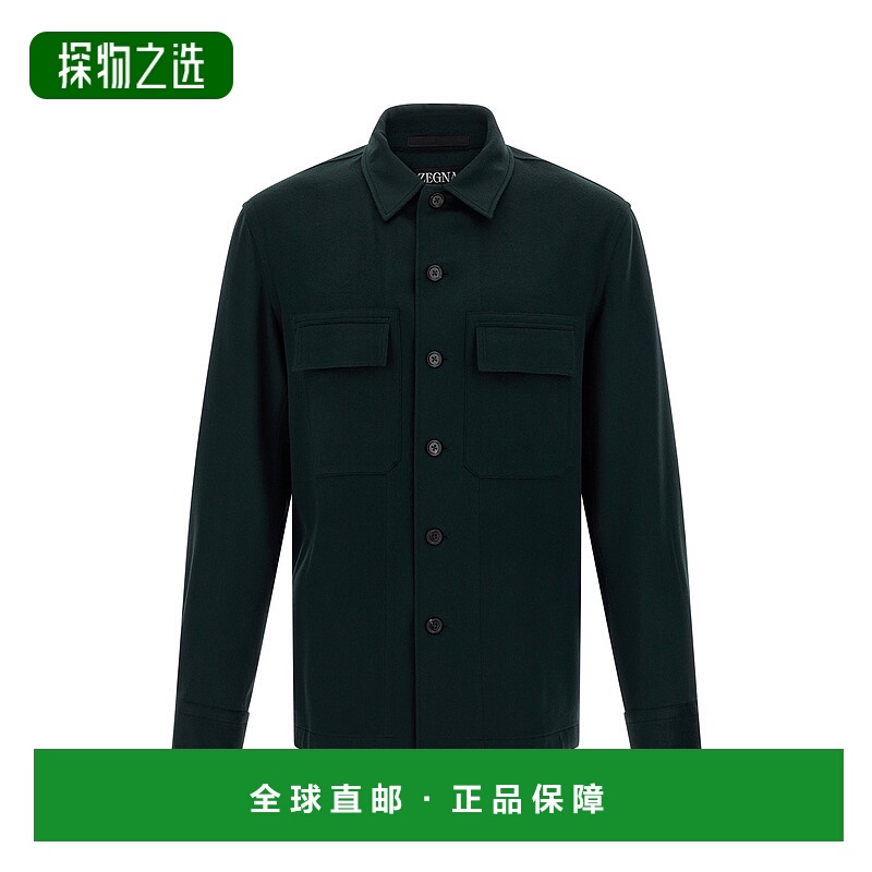 1h可退 香港直邮Zegna 杰尼亚 男士 'Alba' 衬衫 UGV46A2SOT6BV08