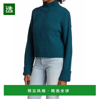1h可退 【美国直邮】Rails女士毛衣长袖高领羊毛羊绒女装流行穿搭