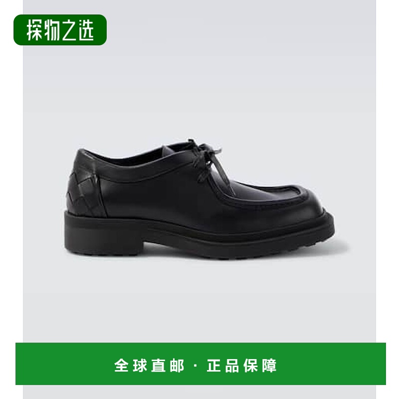 香港直邮Bottega Veneta 葆蝶家 男士 Ben 编织皮质德比鞋