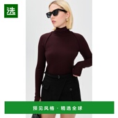 香港直邮Helmut Lang 海尔姆特·朗 1h可退 女士 层叠感披肩高领
