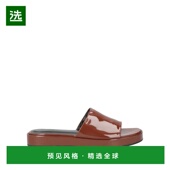 美国直邮 凉鞋 1h可退 FAR 时装 漆皮真皮方头平底凉鞋 舒适