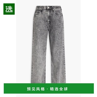 1h可退 香港直邮rag bone 瑞格布恩 女士 Logan 酸性水洗高腰阔腿