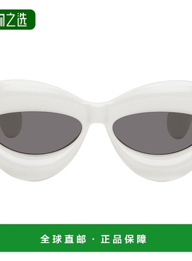 香港直邮LOEWE 罗意威 女士 灰色 Inflated Cat-Eye 太阳镜 LW400