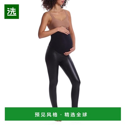 1h可退 香港直邮COMMANDO 女士 SLG89 仿皮孕妇装打底裤