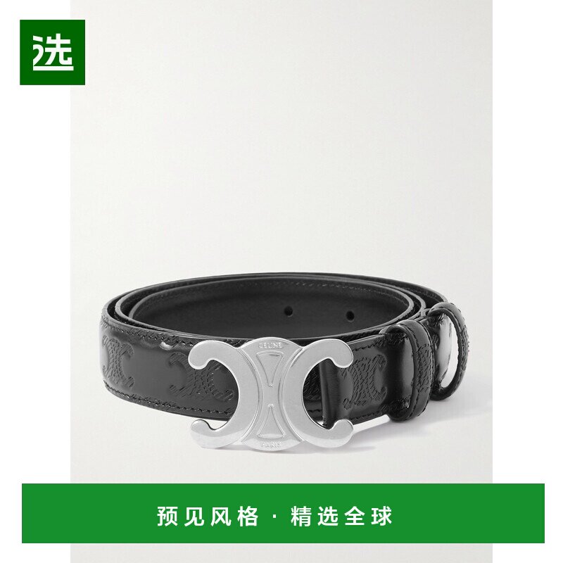 Celine 思琳 男士 搭扣腰带 45AKA3ANP black黑色 舒适时皮带图片
