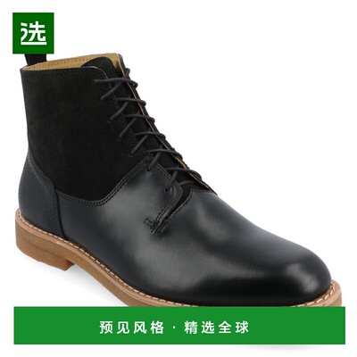 1h可退 【美国直邮】TAFT Douglas 靴子 午夜色 时尚真皮时装靴 D