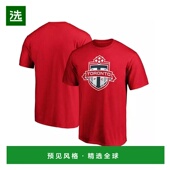 简约时尚 1h可退 舒适透 T恤短袖 圆领上装 美国直邮 Fanatics男士