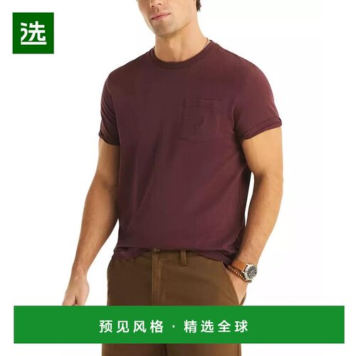 【美国直邮】nautica/诺帝卡 男士 上装T恤短袖 支付后1h可退
