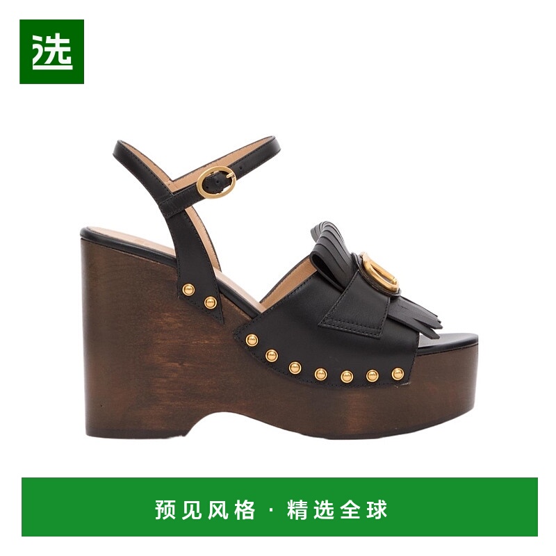 香港直邮Valentino 露趾高跟凉鞋 WS0LN6YHJ厚底