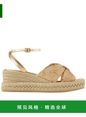 香港直邮Jimmy Choo Aella 高跟凉鞋 AELLAWEDGE60GTJOO0111