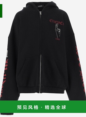 香港直邮WE11DONE 女士针织毛衣 WDTJ324875UBK AW2024 黑色 长袖