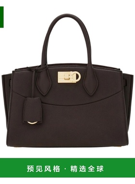 香港直邮Salvatore Ferragamo Soft Studio中号手袋 21A112手提包