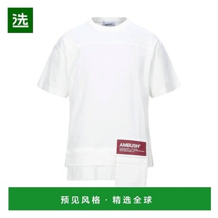1h可退 香港直邮Ambush 男士 Oversize-t-shirt T恤 white白色 舒