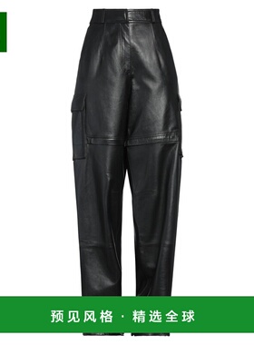 1h可退 香港直邮ANDREĀDAMO 女士 工装长裤 black黑色 舒适时尚