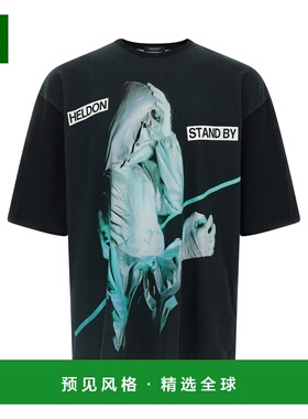 香港直邮UNDERCOVER 男士T恤 UC2E4813BLACK AW2025 黑色 'UC2E48
