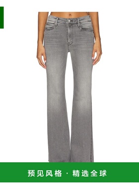 1h可退 香港直邮mother 女士 Doozy Sneak 磨损牛仔裤 113151611