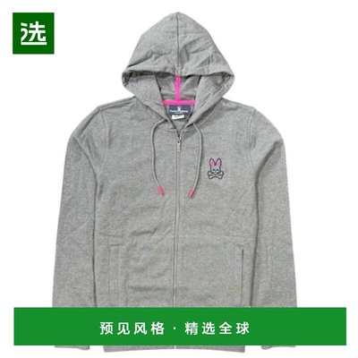 1h可退 【美国直邮】psycho bunny 男士 帽衫运动夹克衫