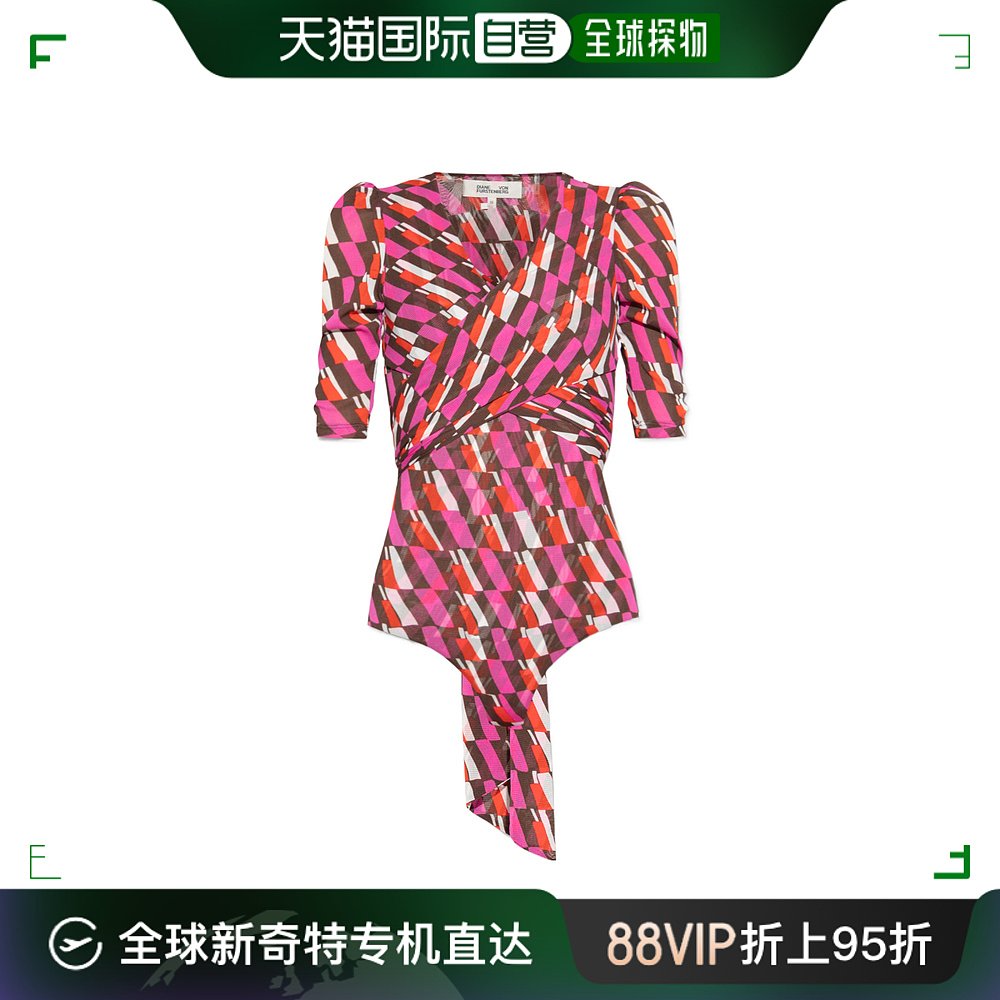 香港直邮Diane Von Furstenberg V领连体衣 DVFBS2R001 女装/女士精品 连体衣/裤 原图主图