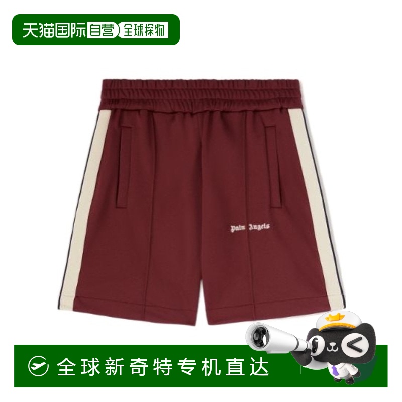 香港直邮Palm Angels 刺绣运动短裤 PMCL004S25FAB001