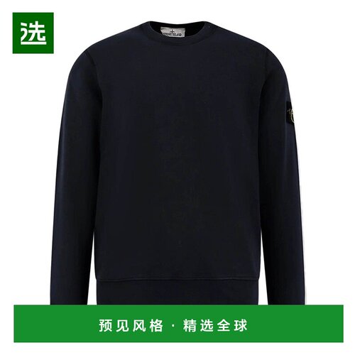 1h可退 香港直邮Stone Island 石头岛 男士 標誌貼片圓領運動衫 K
