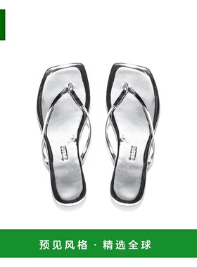 1h可退 【美国直邮】TKEES女士时装凉鞋平底方头真皮时尚舒适 百